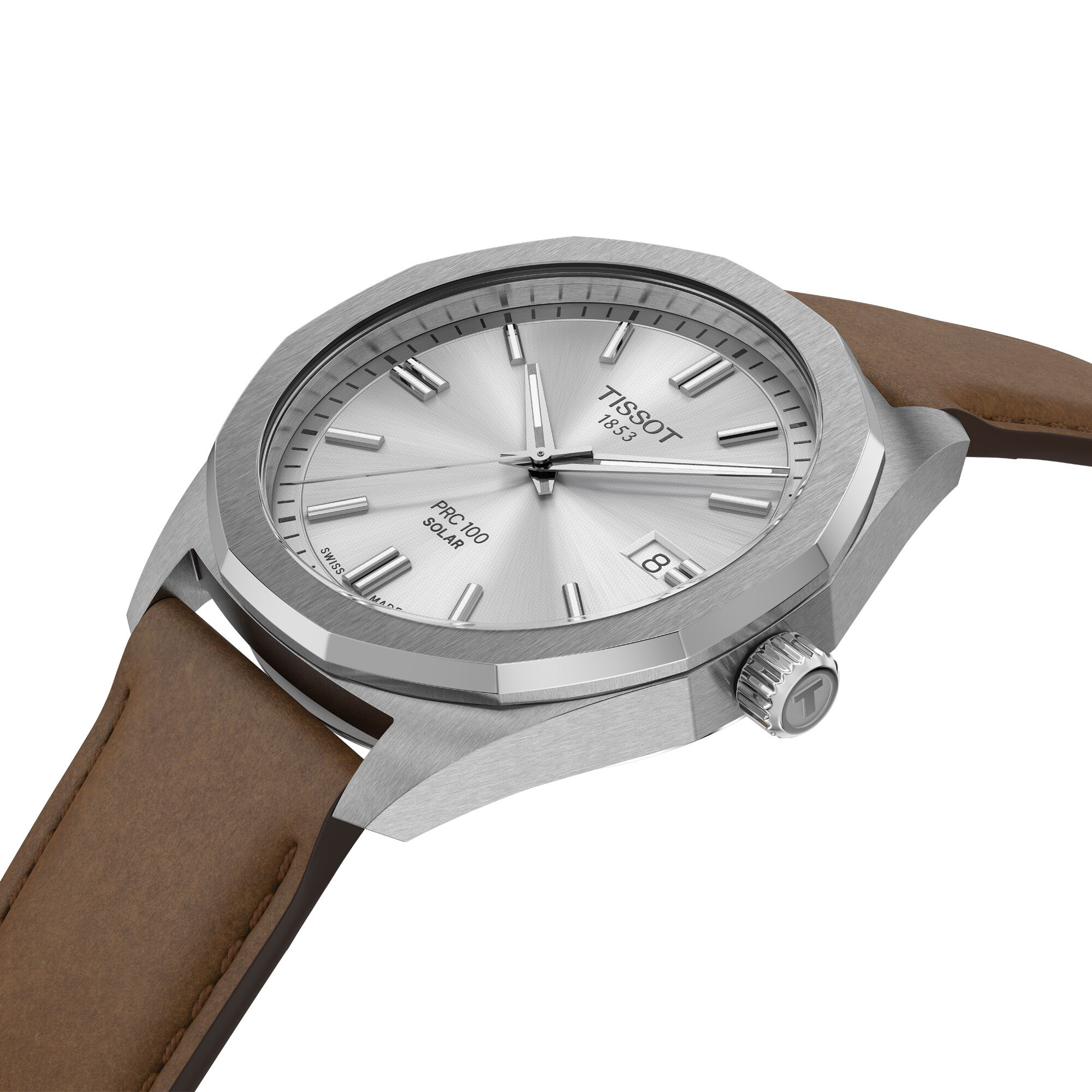 Tissot PRC 100 Solar Quartz 39 mm Stainless Steel | Maison Birks